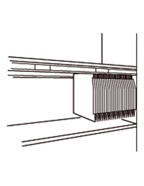 Guia para carpetas colgantes de armario