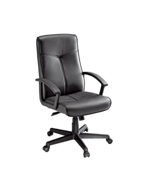 Sillón de dirección piel Yoko negro