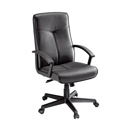 Sillón de dirección piel Yoko negro