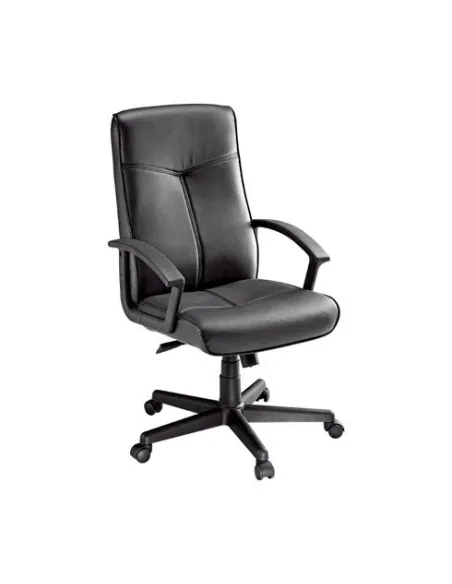 Sillón de dirección piel Yoko negro