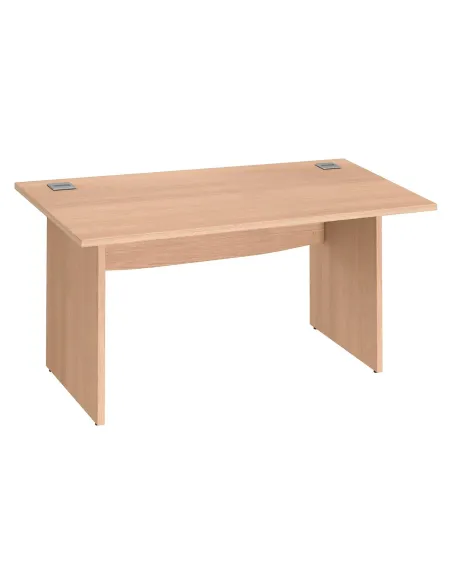 Mesa oficina patas madera 160cm Excellens roble claro