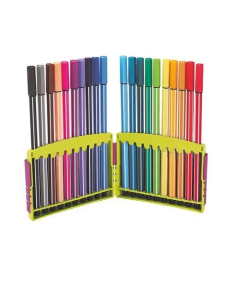 Estuche rotulador stabilo pen68 20 colores
