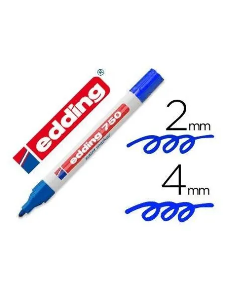 Marcador edding 750 azul