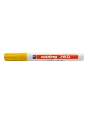 Marcador permanente Edding 750 amarillo