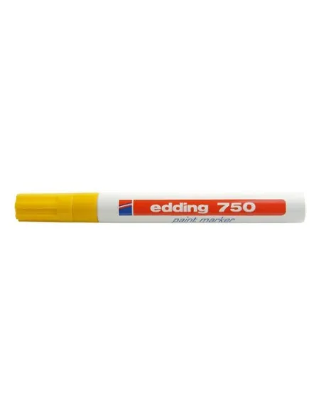 Marcador permanente Edding 750 amarillo