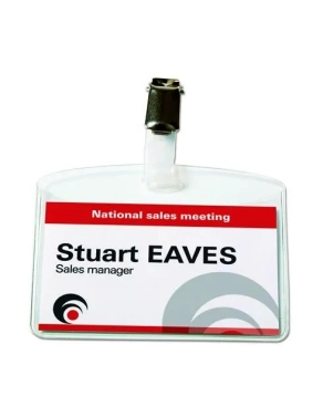 Pack  25 Identificador con clip avery  60x90