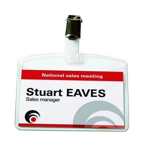 Pack  25 Identificador con clip avery  60x90