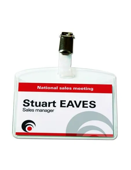 Pack  25 Identificador con clip avery  60x90