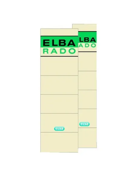 Etiquetas para archivador lomo estrecho