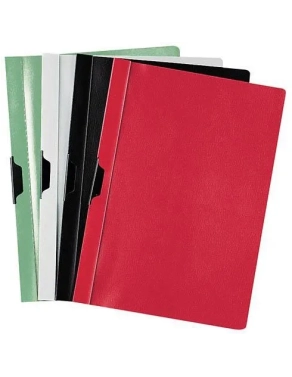 Carpetas prestige con pinza rojo