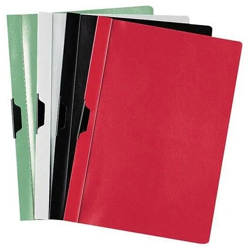 Carpetas prestige con pinza rojo