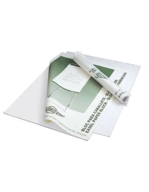 Bloc papel pizarra de caballete  65x90cm