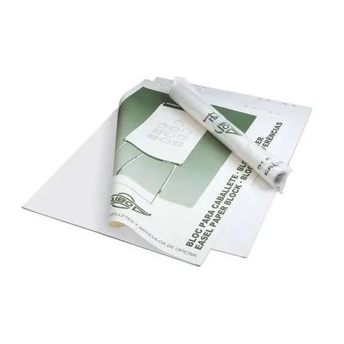 Bloc papel pizarra de caballete  65x90cm