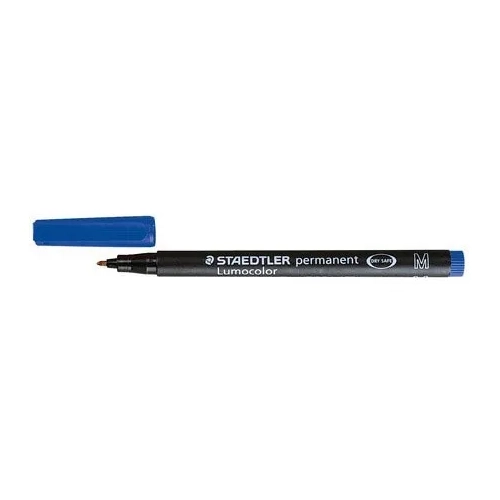 Rotulador permanente Staedtler Lumocolor 0,4mm azul