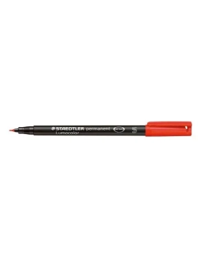 Rotulador permanente Staedtler Lumocolor 0,4mm rojo