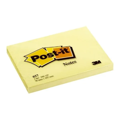 Bloc post-it 76x102mm amarillo