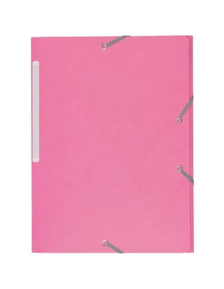 Carpeta carton con gomas gomas 3 solapas 450 gms JMB rosa