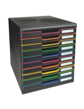 Modulo Organizador 10 Cajones Multicolor