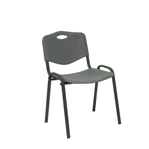 Silla visita plastica klara  gris