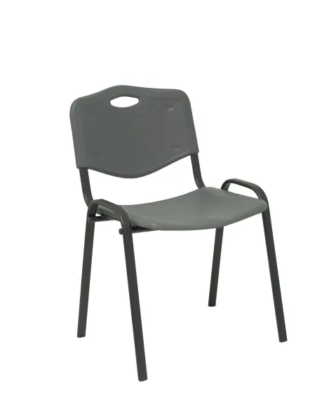 Silla visita plastica klara  gris