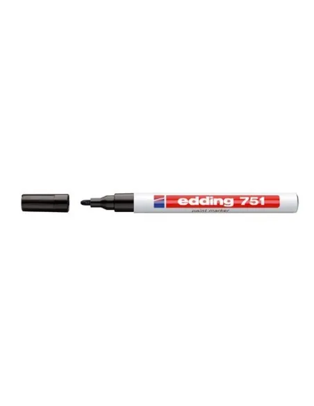 Marcador permanente Edding 751 negro