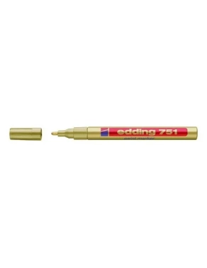 Marcador permanente Edding 751 oro