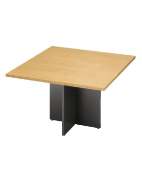 Tablero extensión mesa reunión ovalada haya patas antracita