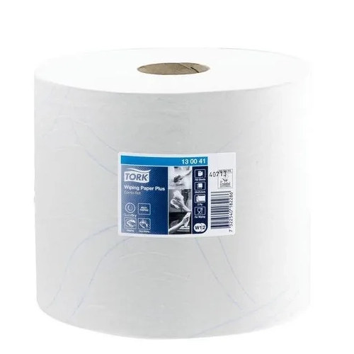 Bobina industrial papel blanco tork advanced  1500 hojas