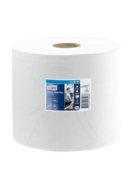Bobina industrial papel blanco tork advanced  1500 hojas