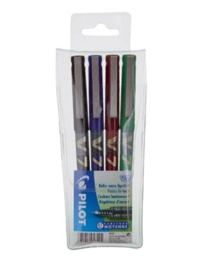 Estuche 4 Pilot V7 hi-tecpoint 0.7mm surtidos