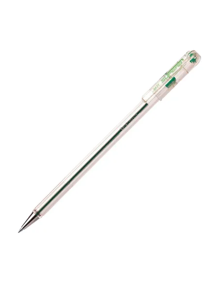 Bolígrafo pentel bk77 punta fina verde