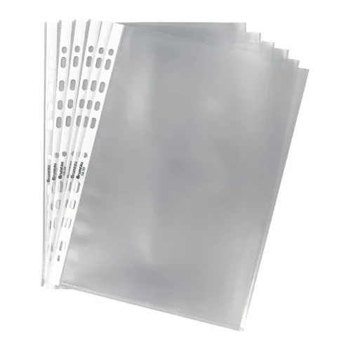 Caja 100 fundas multitaladro PVC  A4 100 mc