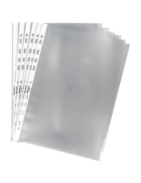 Caja 100 fundas multitaladro PVC  A4 100 mc