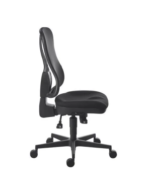 Silla oficina Adrio sincronizada respaldo malla negra