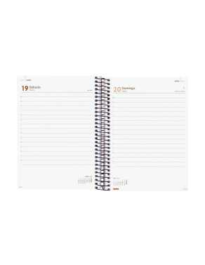 Agenda finocam Opaque E10 dia pagina azul