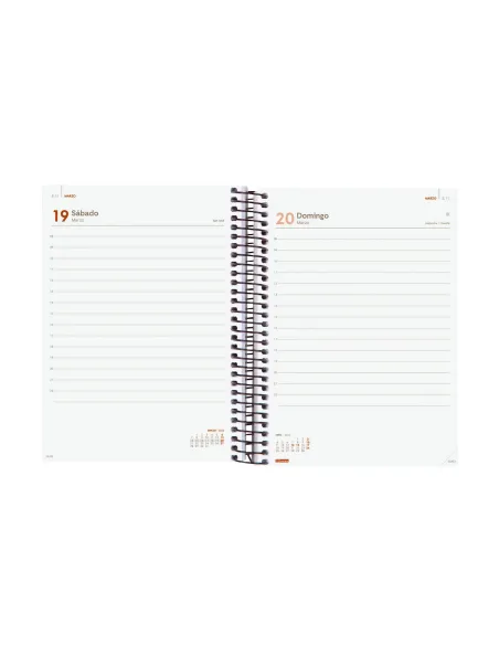 Agenda finocam Opaque E10 dia pagina azul