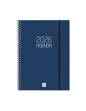 Agenda Finocam Opaque E10 215x155 semana vista azul