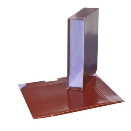 Cajetin para archivador poliprolileno A4 ancho roja