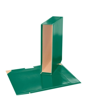 Cajetin para archivador poliprolileno A4 ancho verde