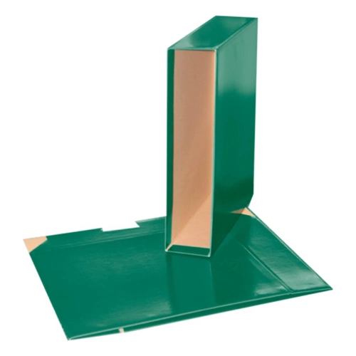 Cajetin para archivador poliprolileno A4 ancho verde