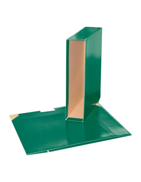Cajetin para archivador poliprolileno A4 ancho verde