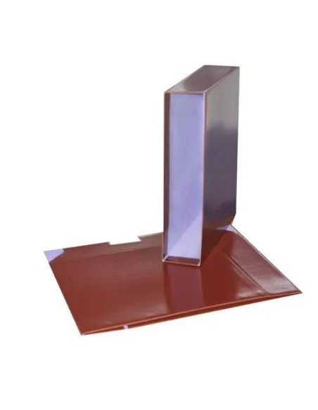 Cajetin para archivador poliprolileno folio ancho roja