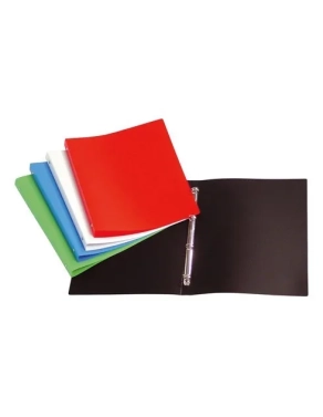 Carpeta p.p. 4 anillas 15mm DIN A4 Exacompta verde