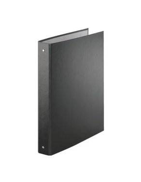 Carpetas de 4 Anillas carton forrado negra