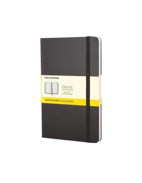 Cuaderno moleskine negro 240 Pg cuadriculado