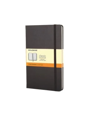Cuaderno moleskine 240 pag. Liso 13x21 negro