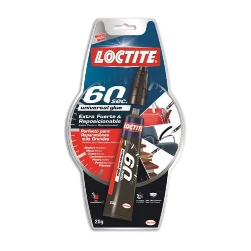 Pegamento Loctite 60 segundos extrafuerte