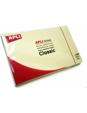 Block notas adhesivas 100 hojas 125x75 Apli