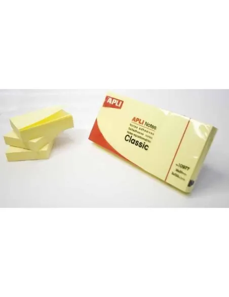 Pack 3 tacos de notas adhesivas 38x51 apli