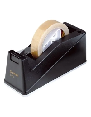 Portarrollos cinta adhesiva scotch negro